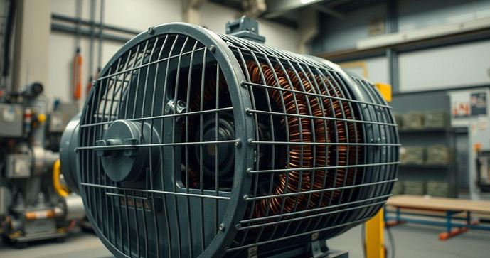 Motor de indução gaiola de esquilo: como funciona e suas aplicações industriais Motor de indução gaiola de esquilo: como funciona e suas aplicações industriais