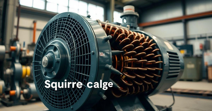 Desvendando o Motor de Indução Gaiola de Esquilo: Potência e Eficiência em Ação
