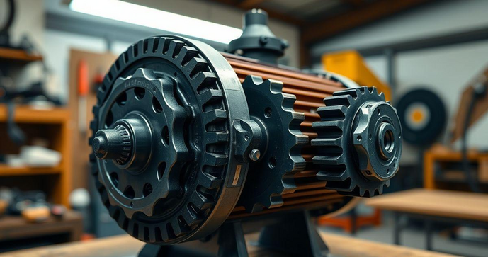 Motor DC com Redução 12V Compacto e Potente