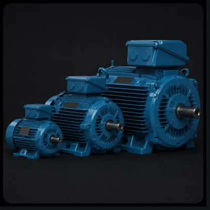 Imagem ilustrativa de motor industrial