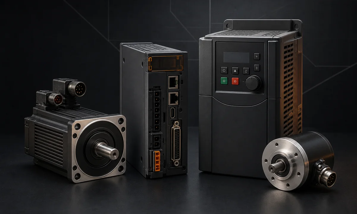 Servo motor, servo drive, inversor e encoder atendidos pela Adler do Brasil